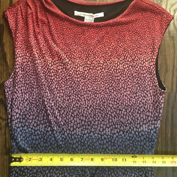 DVF Silk Ombre Printed Dress - Picture 9 of 12